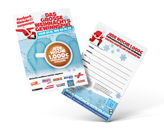Teilnahme-Coupon des Weihnachtsgewinnspiel 2022